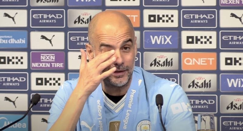 Pep Guardiola không cầm được nước mắt khi nói về Jurgen Klopp