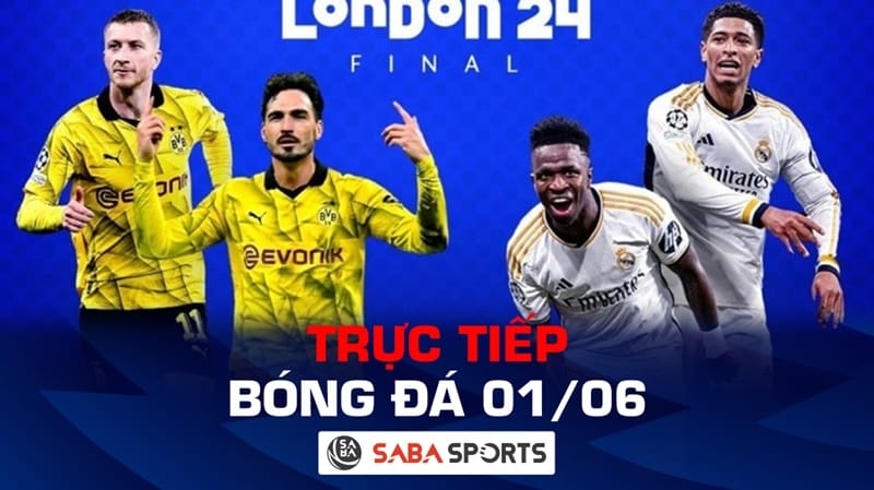 Trực tiếp bóng đá hôm nay 01/06: Mọi ánh nhìn đổ về Wembley