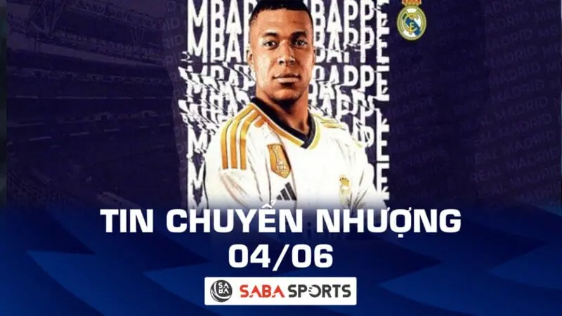 Tin chuyển nhượng bóng đá hôm nay 04/06: Thông điệp đầu tiên của Mbappe tại Real Madrid, Napoli gợi mở bán Osimhen cho Arsenal