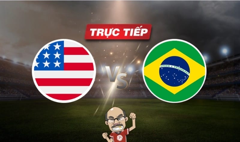 Trực tiếp bóng đá Mỹ vs Brazil, 06h00 ngày 13/06: Làm loạn xứ cờ hoa