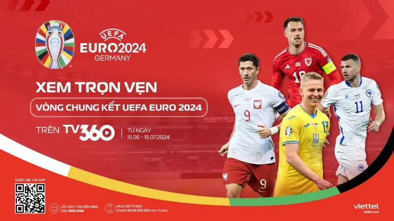 TV360 có thể phải dừng phát sóng Euro 2024 vì vấn đề quảng cáo