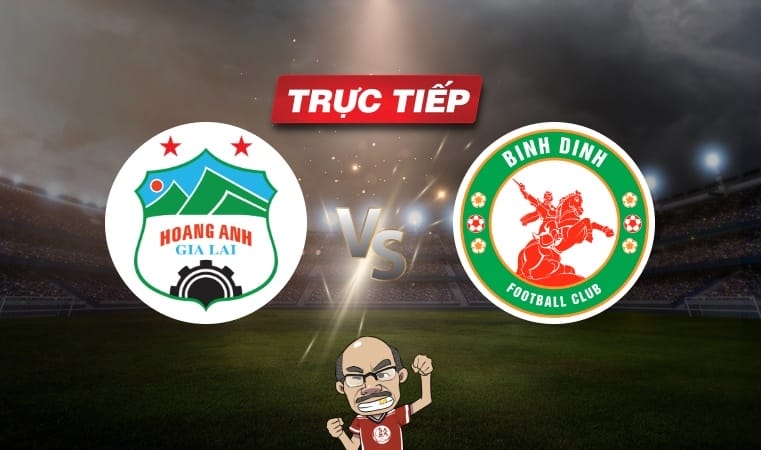 Trực tiếp bóng đá HAGL vs Bình Định, 17h00 ngày 16/06: Chủ nhà lâm nguy